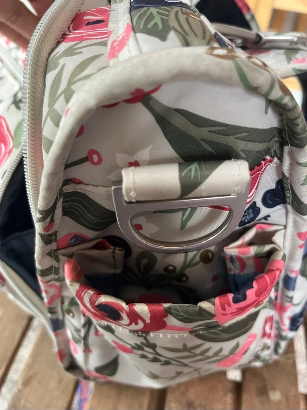 Ju-Ju-Be Floral Convertible Diaper Bag Backpack - floral flowers design